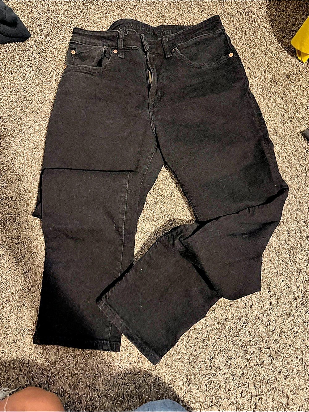 American Eagle AirFlex+ + + Black Slim Jeans